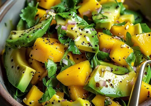 Greek salad with apples